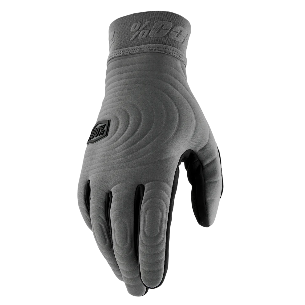 100% Brisker Xtreme Glove - Charcoal