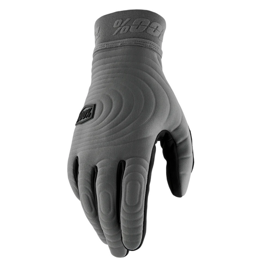 100% Brisker Xtreme Glove - Charcoal