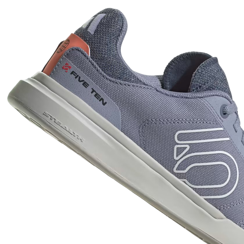 Five Ten Sleuth DLX Canvas Flat Pedal Shoe - Womens - Silver Violet-White-Coral Fusion
