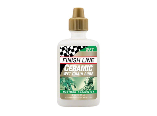 Finish Line Ceramic Wet Chain Lube Gold - Green 2oz 