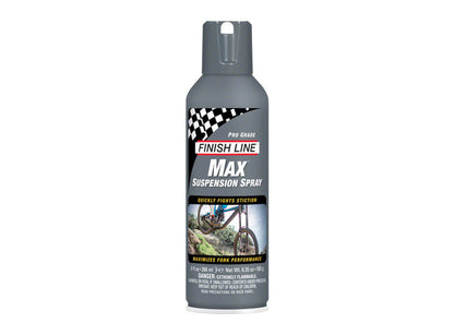 Finish Line Max Suspension Spray Lubricant Gray 12oz Aerosol 