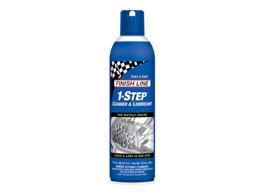 Finish Line 1 Step Cleaner/Lube Blue 17oz Aerosol 