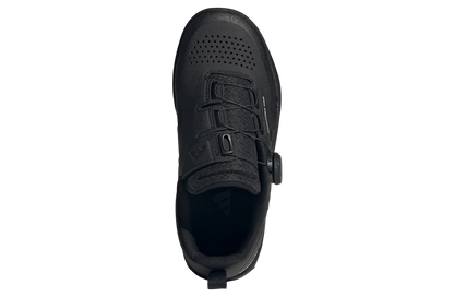 Five Ten Freerider Pro BOA Flat Pedal Shoe - Womens - Core Black-Linen Green-Ftwr White