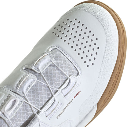 Five Ten Freerider Pro BOA Flat Pedal Shoe - Womens - Ftwr White-Warm Clay-Gray Three