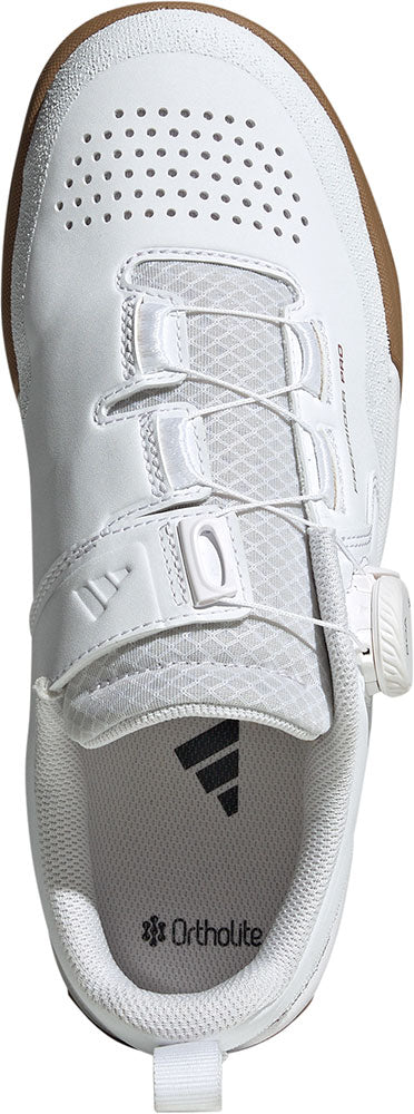 Five Ten Freerider Pro BOA Flat Pedal Shoe - Womens - Ftwr White-Warm Clay-Gray Three