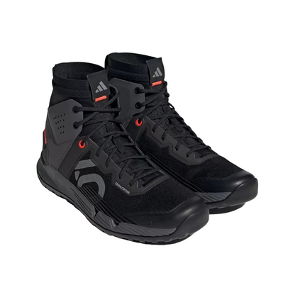 Five Ten Trailcross Mid Pro MTB Shoe - Black-Gray Two-Solar Red