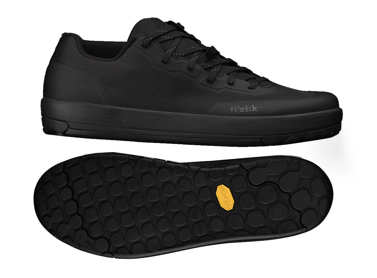 Fizik Gravita Versor Flat Pedal MTB Shoe - Black-Black Black - Black EU 43 