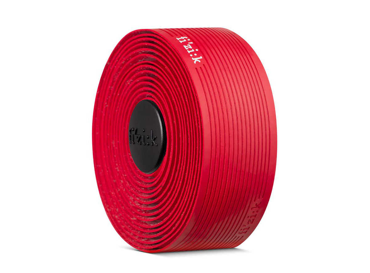 Fizik Vento - Microtex - Tacky - Bar Tape - Red Red 2mm 