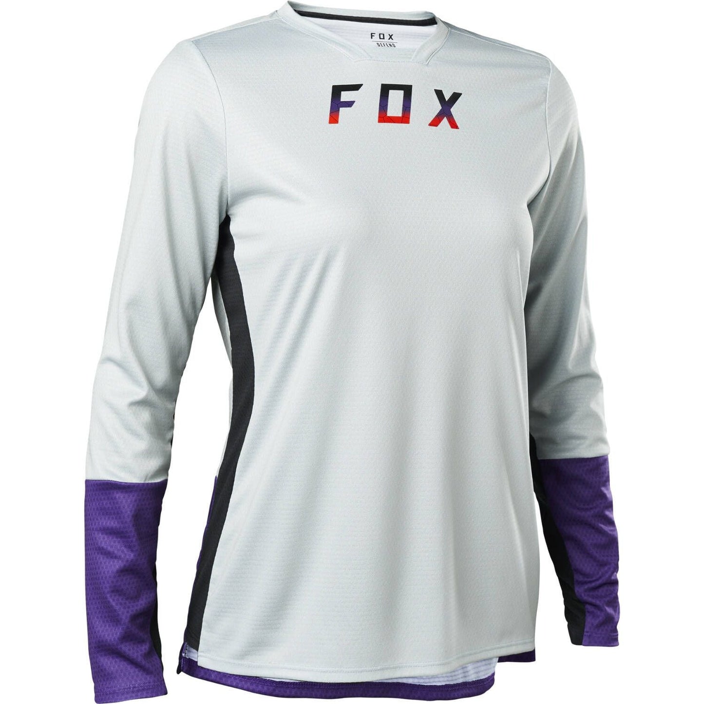Fox Racing Defend Long Sleeve MTB Jersey - Special Edition - Womens - Boulder - 2022 Boulder X-Small 