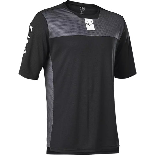 Fox Racing Defend Short Sleeve MTB Jersey - Black - 2022 Black Small 