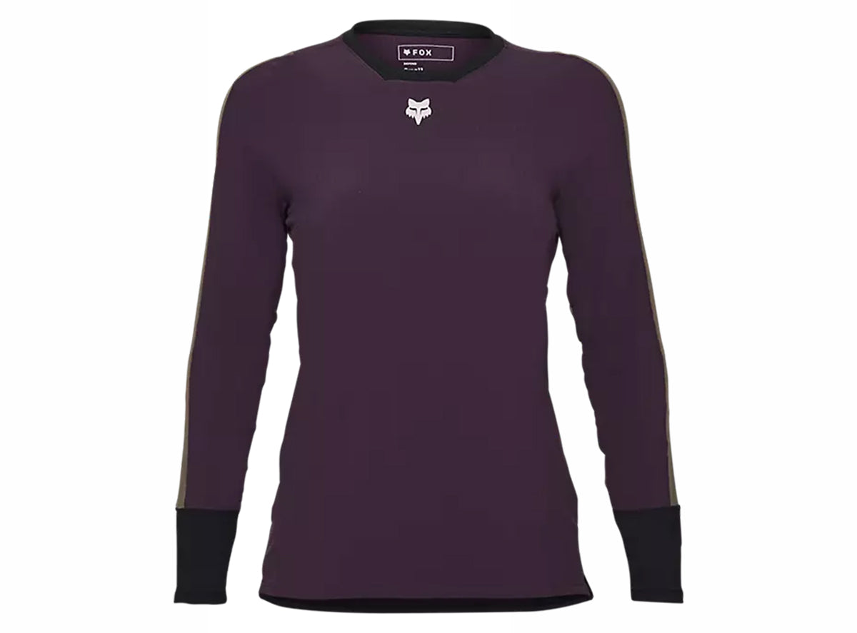Fox Racing Defend Thermal Long Sleeve MTB Jersey - Womens - Dark Purple