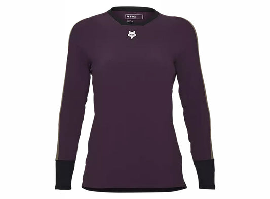 Fox Racing Defend Thermal Long Sleeve MTB Jersey - Womens - Dark Purple