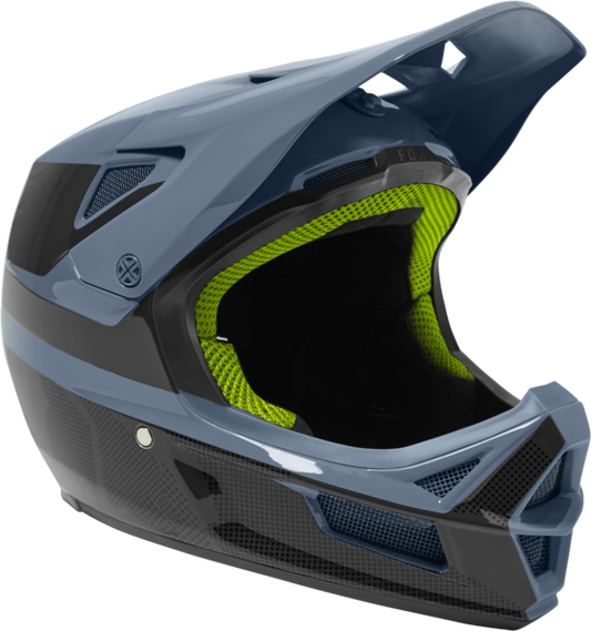 Fox Racing Rampage Comp Graphic 2 Full Face Helmet - Dusty Blue - 2022 Dusty Blue Small 