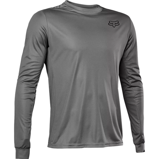 Fox Racing Ranger Long Sleeve MTB Jersey - Font - Dark Gray - 2022 Dark Gray Small 