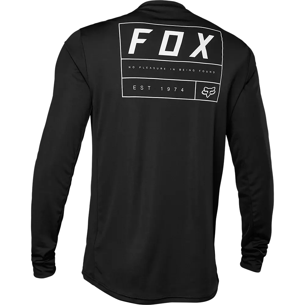 Fox Racing Ranger Long Sleeve MTB Jersey - Swath - Black
