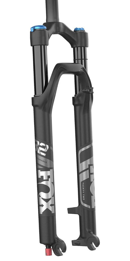 Fox Suspension 32 Float 100 Performance 29" 9mmQR - Matt Black-Matt Black Logo - 2021 Matt Black - Matt Black Logo 44mm Rake Grip - 3 Position