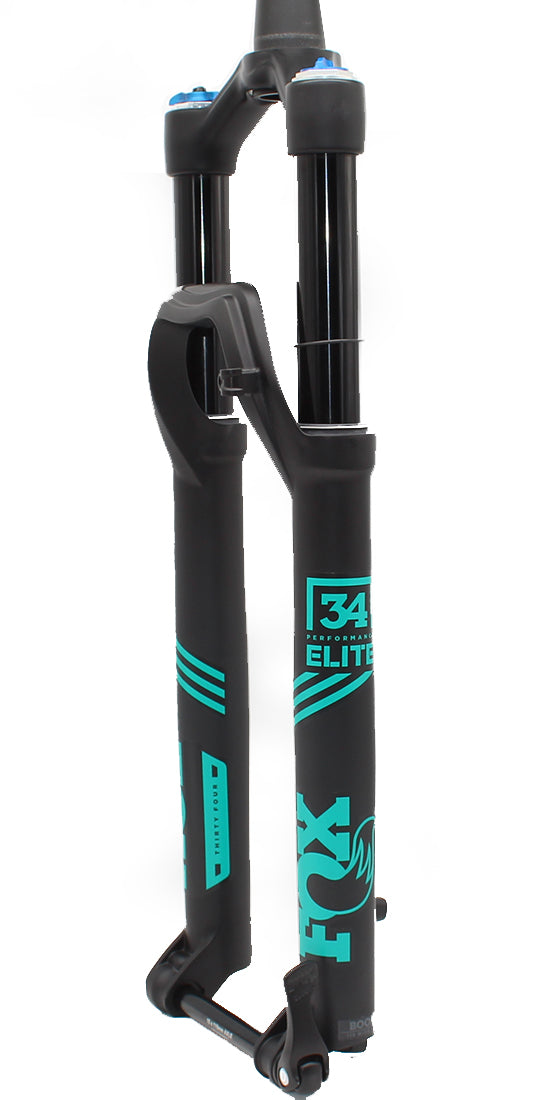 Fox Suspension 34 Float 130 Performance Elite 29" 15QRx110 Boost - Matt Black-Emerald Decals