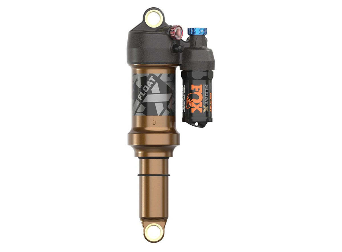 Fox Suspension Float X Factory 2 Pos Adj Evol LV - Metric - Orange-Neutral Logo - 2022 Orange - Neutral Logo 230mm 60mm - Travel - 0.2 Spacer