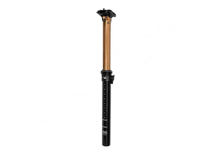 Fox Suspension Transfer Factory Series Seat Post - 31.6 - 2018 Black - Kashima 31.6mm 361mm - 100mm Drop - Collar Routing