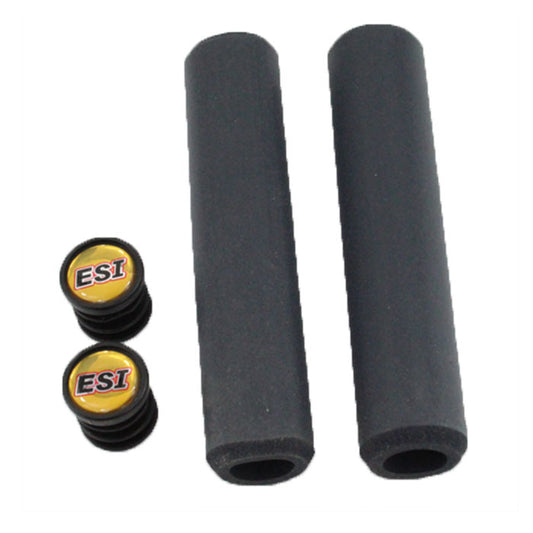 ESI Racers Edge Silicon MTB Grips - Black - Blem