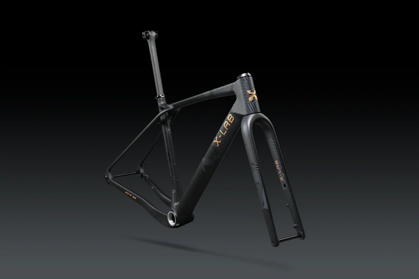 X-Lab GT8 700c Carbon Frameset - Afterburner Black