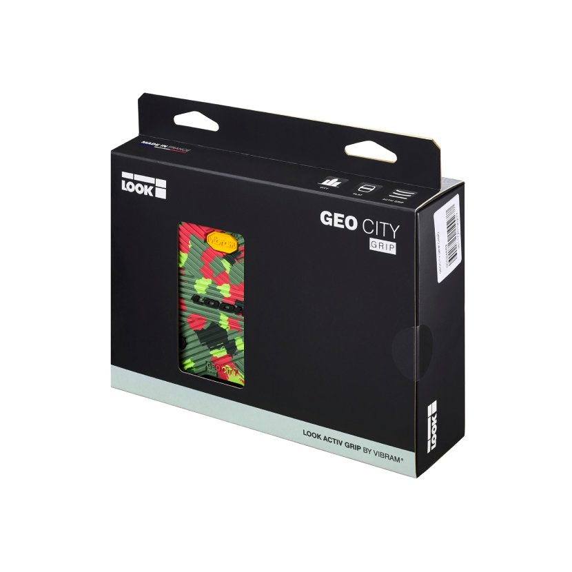 Look Geo City Grip Flat Pedals - Camo