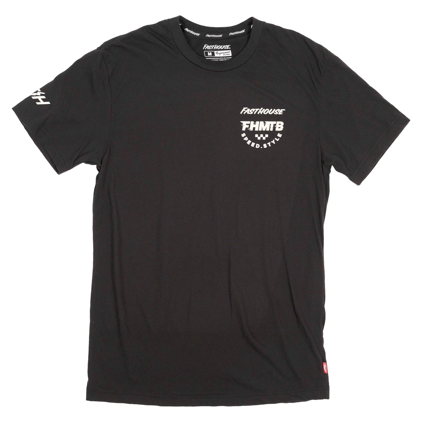 Fasthouse Hierarchy Short Sleeve Tech Tee - Black - 2022 Black Small 