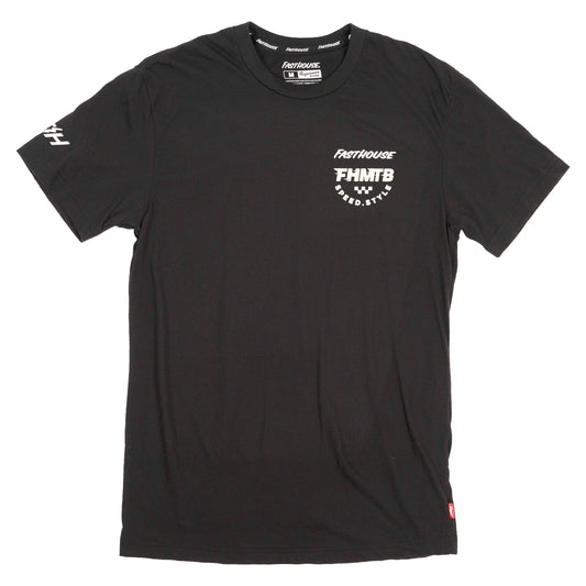 Fasthouse Hierarchy Short Sleeve Tech Tee - Black - 2022 Black Small 