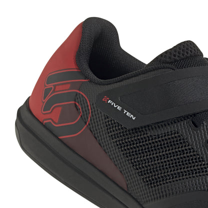 Five Ten Hellcat Pro Clipless MTB Shoe - Core Black-Core Black-Red