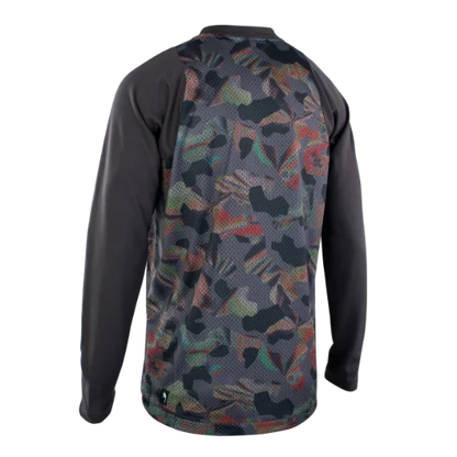ION Scrub Long Sleeve MTB Jersey - Black - 2022