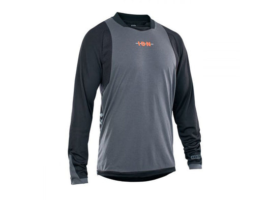 ION Scrub AMP Long Sleeve MTB Jersey - Black - 2021 Black Small 