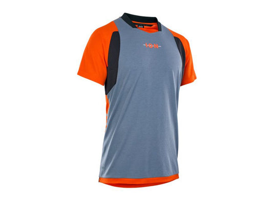 ION Scrub AMP Short Sleeve MTB Jersey - Smashing Red - 2021 Smashing Red Small 