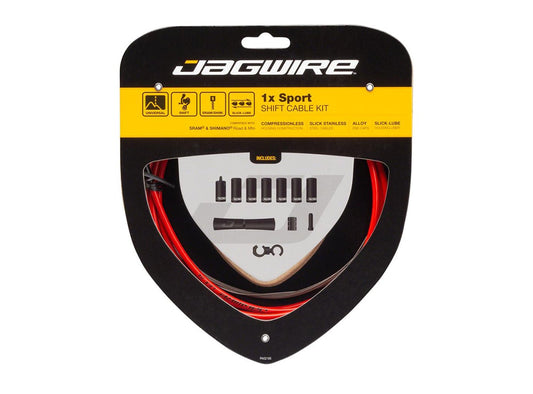 Jagwire 1x Sport Shift Cable Kit - Red Red Shimano/SRAM 
