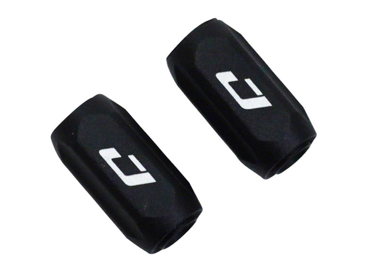 Jagwire Pro Mini Indexed Inline Cable Adjusters - Black Black Pair 