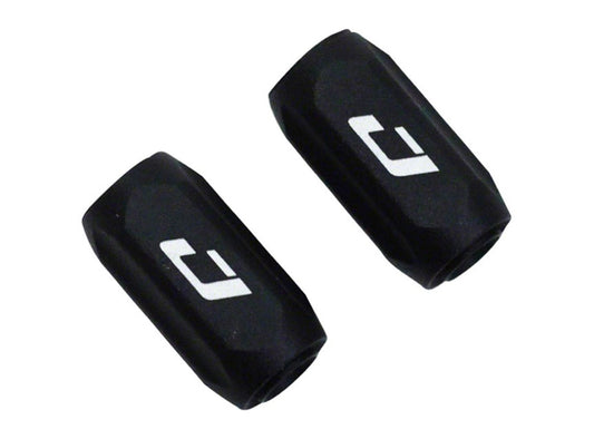 Jagwire Pro Mini Indexed Inline Cable Adjusters - Black Black Pair 