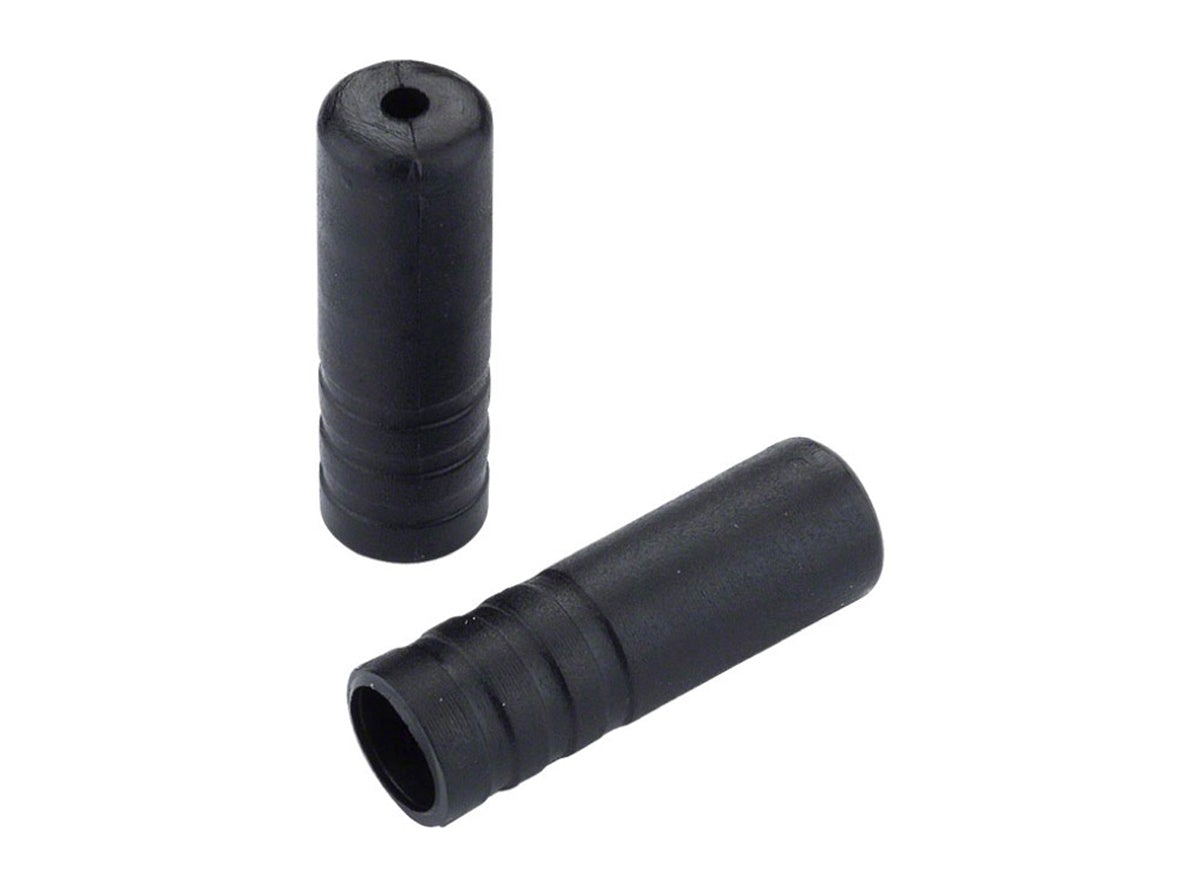 Jagwire Shift Housing Sealed Plastic End Cap - Black Black 10 Pieces 4mm