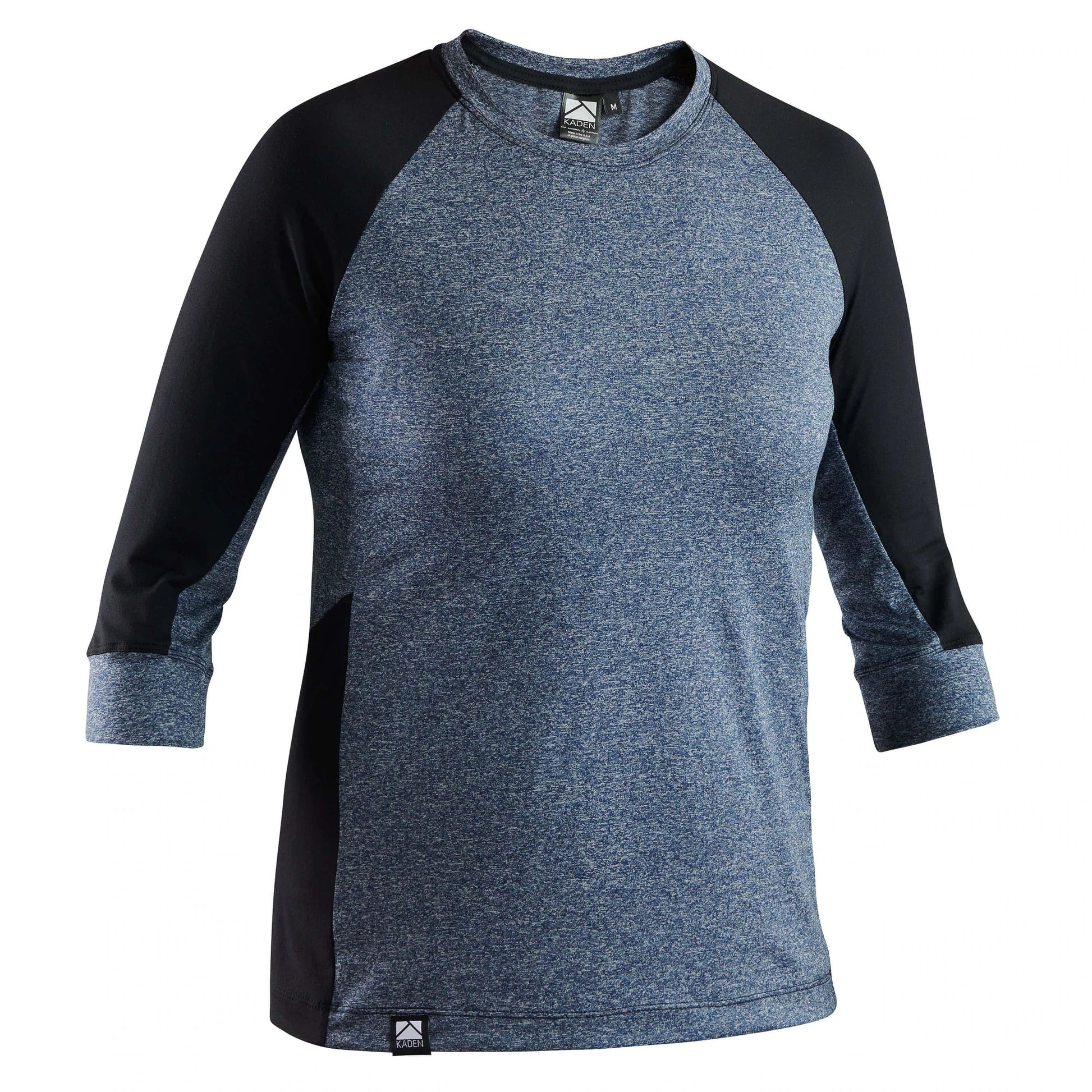 Kaden Apparel Gryla 3/4 Sleeve MTB Jersey - Womens - Dark Blue-Black Dark Blue - Black X-Small 