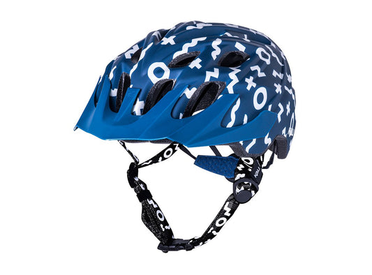 Kali Protectives Chakra MTB Helmet - Youth Plus - Zwiggles Matte Teal-White Zwiggles Matte Teal - White One Size 