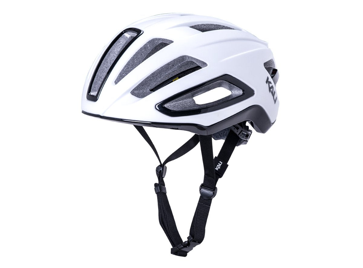 Kali Uno Solid Road Helmet - Matt White-Black Matt White - Black Small/Medium 