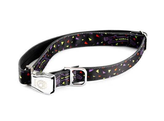 Kona Dog Collar - Small Black - Multi