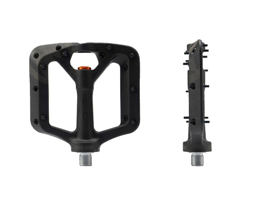Kona Wah Wah 2 Composite Pedals - Small - Matt Black Matt Black  