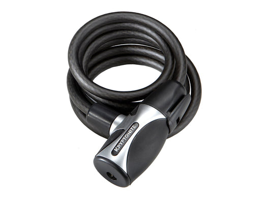 Kryptonite KryptoFlex 1218 Key Cable Lock - Black Black 180cm 