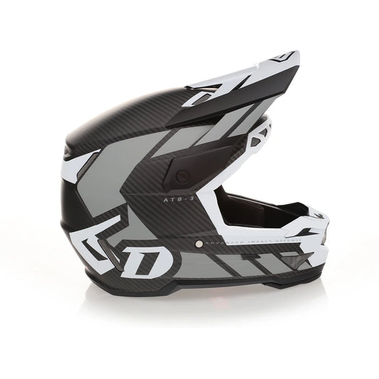6D Helmets ATB-3 LS Full Face Helmet - Matte White
