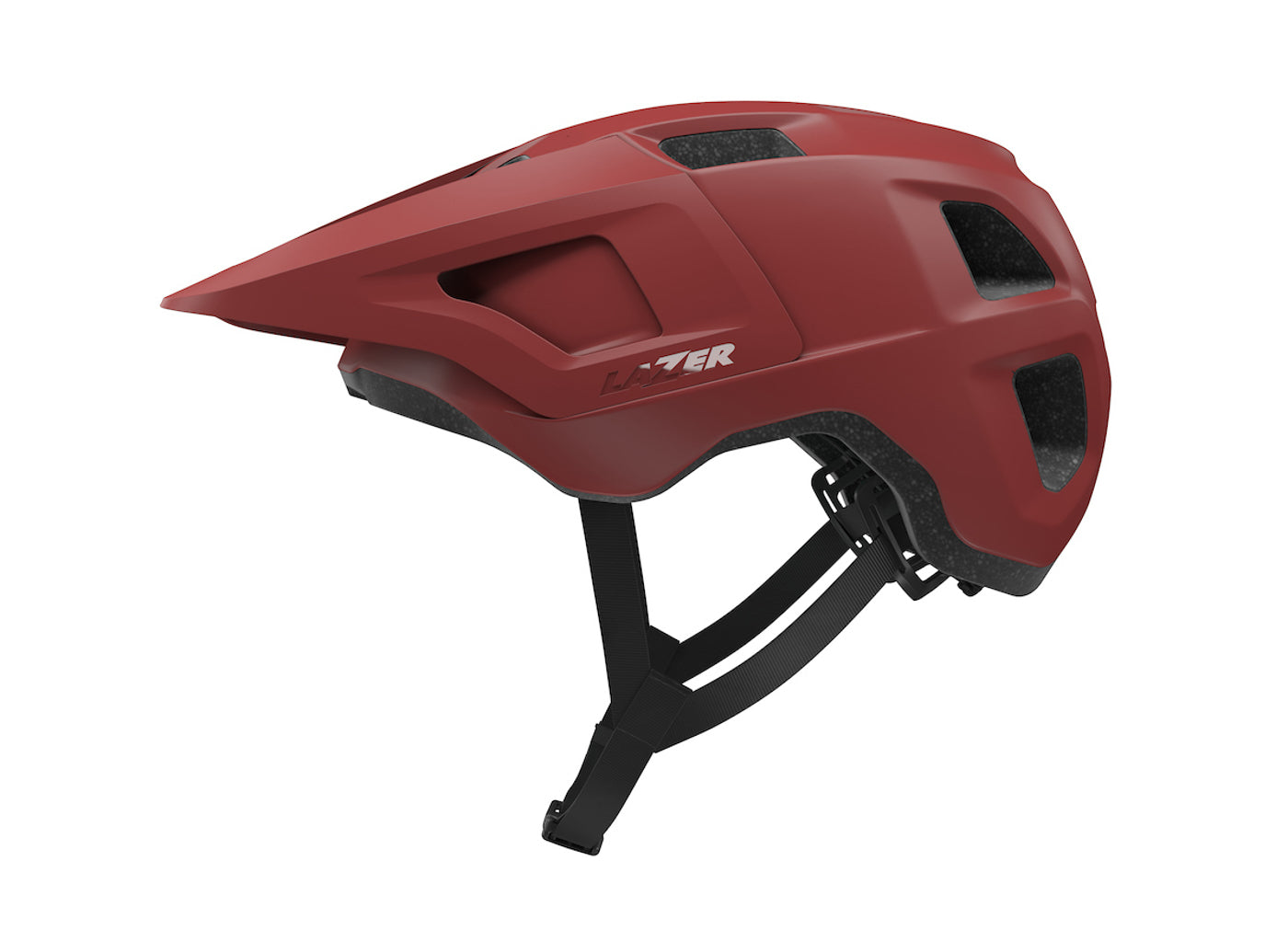 Lazer Lupo Kineticore MTB Helmet - Matte Maroon