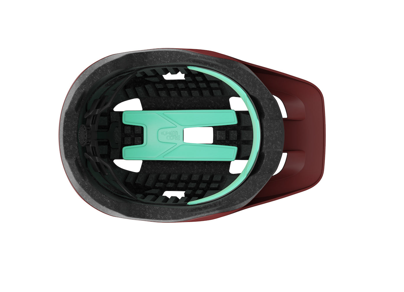 Lazer Lupo Kineticore MTB Helmet - Matte Maroon