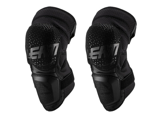 Leatt 3DF Hybrid Knee Guard - Black Black Small/Medium 
