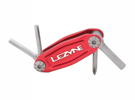 Lezyne Stainless 4 Multi-Tool - Red Red  