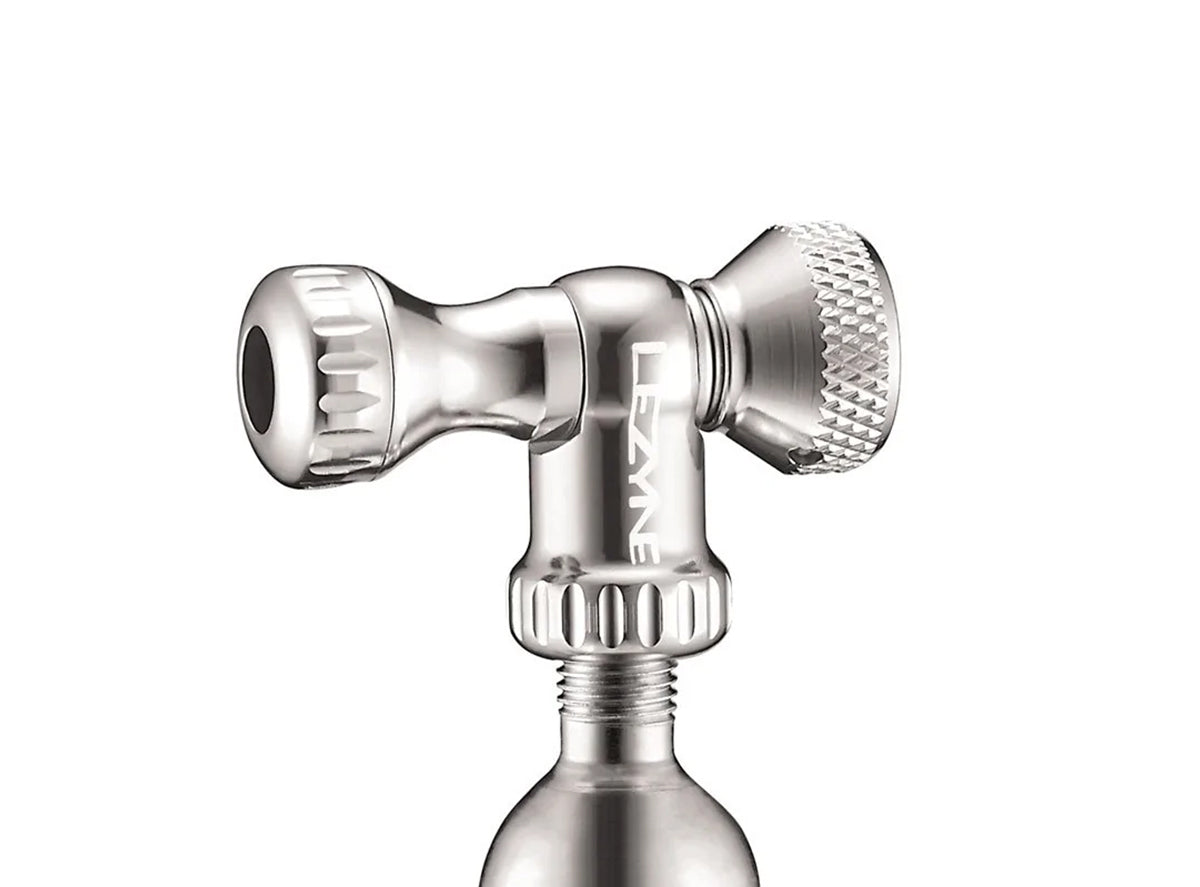 Lezyne Control Drive CO2 Inflator Head - Silver Silver  