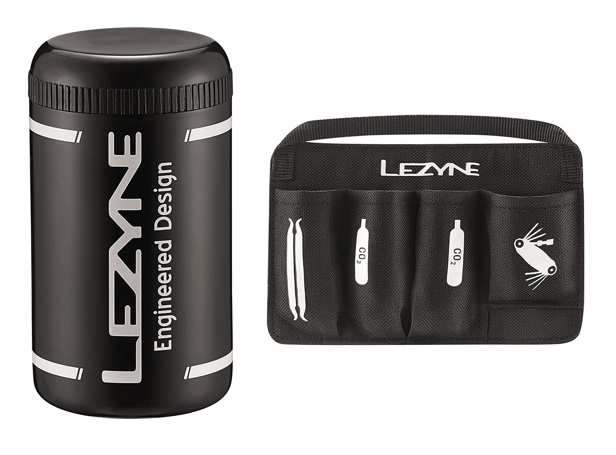 Lezyne Flow Caddy Storage Container - With Organiser Black  