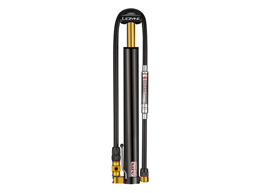 Lezyne Micro Floor Drive Digital HVG Pump Black Gloss Presta / Schrader 